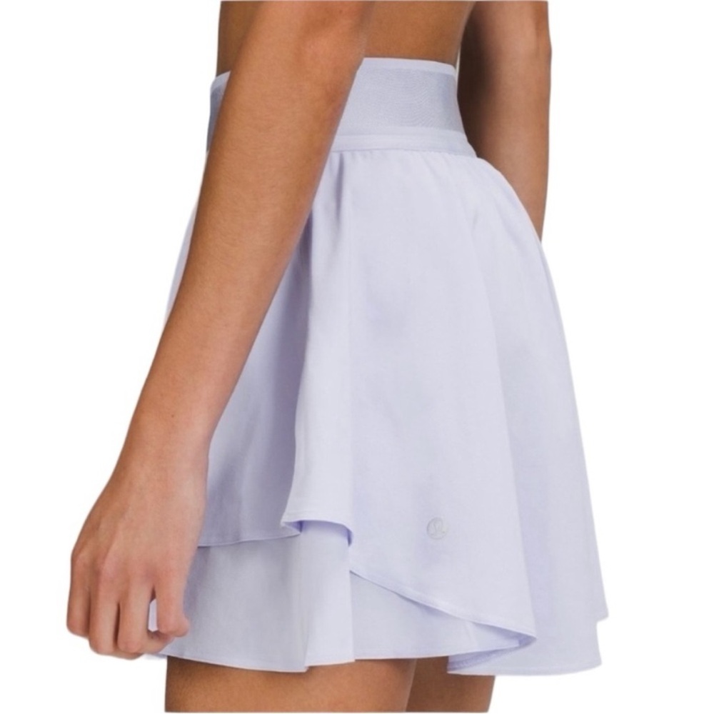 Lululemon Court Rival High Rise Skirt Lilac Smoke Purple Rare Style W8AH4T Sz 2 - Picture 6 of 13